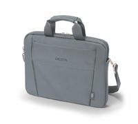 DICOTA Eco Slim Case Base 11-12,5 - Práctico maletín para portátil con Acolchado Protector, Gris