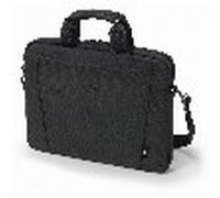 DICOTA Eco Slim Case Base 13-14,1 - Práctico maletín para portátil con Acolchado Protector, Negro