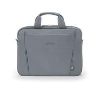 DICOTA Eco Slim Case Base 13-14,1 - Práctico maletín para portátil con Acolchado Protector, Gris