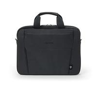 DICOTA Eco Slim Case Base 15-15,6 - Práctico maletín para portátil con Acolchado Protector, Negro