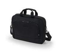 DICOTA Eco Top Traveller Base 13-14,1 - Maletín Ligero para portátil con Acolchado de protección y Espacio de Almacenamiento, Negro