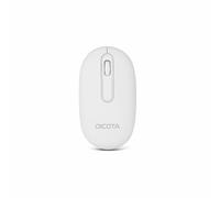 Dicota Escritorio - Ratón - Diestro y Izquierdo - Óptico - 3 Botones - Inalámbrico - 2.4 GHz Bluetooth - Receptor Inalámbrico (USB) - Blanco