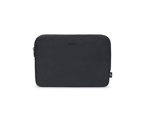 DICOTA Funda para portátil Eco Sleeve Base - Protección contra daños y arañazos, Hecha de Botellas de Pet recicladas, 12-12,5 Pulgadas, Negra
