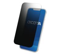 Dicota - Protector de pantalla para móvil - Limita el ángulo de visión a ±30°, reduce la luz azul en un 43% - Protector de pantalla - Con filtro de privacidad - 4 vías - adhesivo - Negro - para Apple