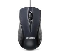 Dicota - Ratón - diestro y zurdo - 3 Botones - con Cable - USB - Negro
