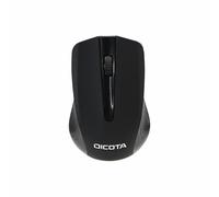 Dicota Ratón inalámbrico D31659 — 1000 DPI, ambidiestro, receptor nano — Negro