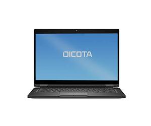 Dicota Secret - Filtro de privacidad para portátil, 2 vías, Adhesivo, Negro, Transparente