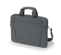 DICOTA Slim Case Base Bolsa para el Hombro para portátil y Tablet, Funda Ligera para portátil, Bolsa para portátil Slim Case Base, Gris, para portátiles de 11-12,5".