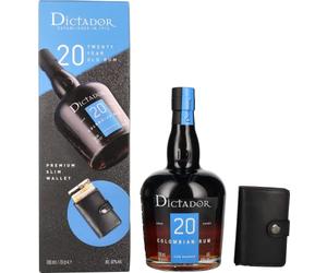 Dictador 20 Years Old ICON RESERVE 40% Vol. 0,7l in Giftbox with Geldbörse
