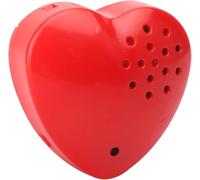 Dictáfono para peluche, 30 segundos, grabación de sonido, módulo de sonido grabable, grabadora de voz en forma de corazón, caja de voz, para hablar, accesorios de juguete, grabadora para manualidades