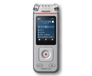 Dictáfono Philips DVT4115 8GB 3 Micrófonos Estéreo Control Remoto App