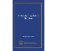 Dictionary of quotations (English)