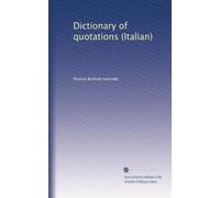 Dictionary of quotations (Italian); with authors' and subjects' indexes