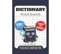 Dictionary Word Search Puzzle Book: Word Searches with Easy to Read Print about Dictionary, Popular Words, Authentic Vocabulary and More | 6x9 inches, ... Gift for Vacations, Holidays and Free Times