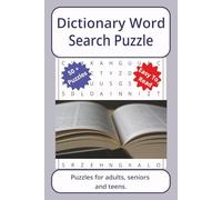 Dictionary Word Search Puzzle: Word searches about Dictionary, with easy to read print | 6 x 9 inches. 110 pages | 50+ puzzles _ Gifts for Vacations, Holidays. (Grammar Series Word Search Puzzles)