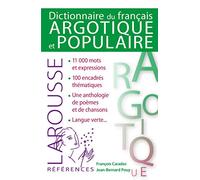 Dictionnaire de français argotique et populaire