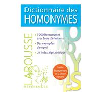 Dictionnaire des homonymes