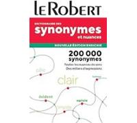 Dictionnaire Des Synonymes Et Nuances