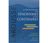 dictionnaire synonymes & contraires