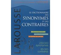 DICTIONNAIRE SYNONYMES & CONTRAIRES (HACHETTE)