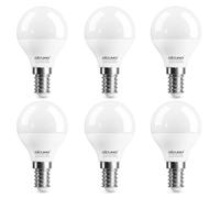 DiCUNO Bombilla LED E14 G45 5W, Equivalente 50W, Blanco frío 5000K, 550lm, CRI 90, Casquillo E14 pequeño, Bombillas Esféricas P45, No Regulable, Ángulo de haz 220°, Bajo Consumo, 6 Piezas