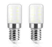 DiCUNO Bombilla LED E14 para, Frigorífico 3W, Blanco Frío 6000K, 300LM, Equivalente a 30W Halógena, 230V, No Regulable, E14 para nevera, máquina de coser y campana extractora de humos, 2 Piezas
