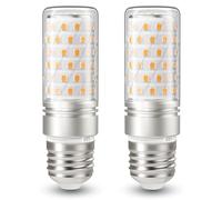 DiCUNO Bombillas LED Maíz E27 10W, Blanco Cálido 2700K, 1200LM, Bombillas Incandescentes de 130W Equivalentes, E27 LED Lámpara del Maíz, Ángulo 360, No Regulable, 230V, 2 Piezas