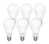 DiCUNO E27 Bombilla LED 15W, equivalente halógeno de 100W, Blanco Cálido 2700K, 1350LM, E27 LED A65 en forma de bombilla para lámpara colgante, lámpara de pie, no regulable, 6 Piezas