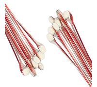 DiCUNO Mini LEDs 0805 precableados, micro LEDs SMD precableados para bricolaje, proyectos científicos, longitud del cable 16 cm, Colores: Amarillo, Paquete de 20