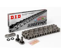 Did 520 ZVM-X Cadena de Transmisión 120 Eslabones X-Ring Gris Kette Enduro