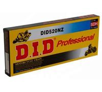 DID 520NZ B&B Standard Motocicleta Cadena Negro Con Cierre Clip 110 Extremidades