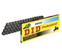 DID 520S B&B Standard Motocicleta Cadena Negro Con Cierre Clip 114 Extremidades