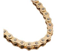 DID Cadena 520ERT3 (Oro y Oro) - Longitud: 110 eslabones con unión clip (RJ)