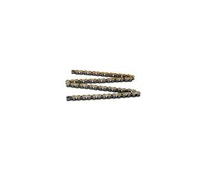 DID Cadena 520VX3 (Oro y Negro) - Longitud: 116 eslabones con unión remachada (ZJ)