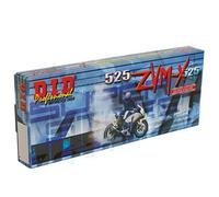 DID Cadena 525 ZVMX, 114 eslabones (X Anillo de oro), Continuo