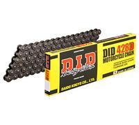 DID, Cadena Did 428D, Negro Y Negro, Longitud, 108 Eslabones Con Unión Clip, Rj
