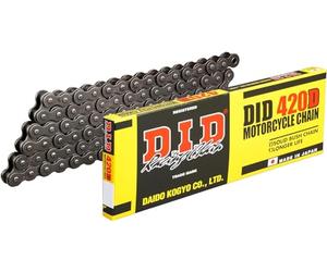 DID, Cadena Did 428D, Negro Y Negro, Longitud, 140 Eslabones Con Unión Clip, Rj