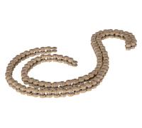 DID Cadena 525ZVM-X2 (Oro y Oro) - Longitud: 116 eslabones con unión remachada (ZJ)
