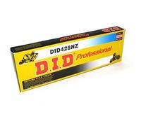 DID, Chain 428Nz, Oro Y Negro, Longitud, 116 Eslabones con Unión Clip, Fj