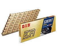 DID DID CHAIN 520ERV7 (Gold & Gold) - Longitud: 120 eslabones con unión remachada (ZJ)