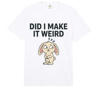 Did I Make It Weird Awkward Bunny Camiseta de Humor introvertido Comfort Colors Adult Heavyweight T-Shirt