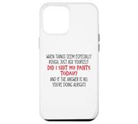 Did I Shit My Pants Today Funny Coworker Sarcastic Work Team Carcasa para iPhone 12 Pro MAX