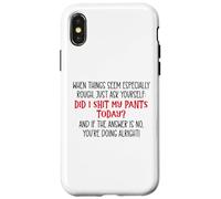 Did I Shit My Pants Today Funny Coworker Sarcastic Work Team Carcasa para iPhone X/XS