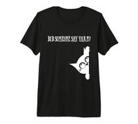 Did Someone Say Yarn Funny Cat Lover Knitting Crochet Hobby Camiseta Premium