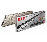 DID X-Ring 525ZVM-X2/112 - Cadena de plata sin fin (5/8 x 5/16 x 10.16)
