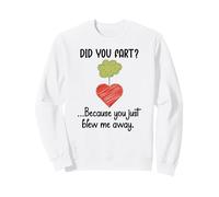 Did You Fart Because You Just Blew Me Away Farting Valentine Sudadera