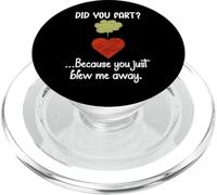 Did You Fart Because You Just Blew Me Away Funny Valentine PopSockets PopGrip para MagSafe