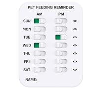 Did You Feed The Cat Fed Sign Flip Food Reminder Device For And Cats Has Been Fed Schedule Daily (1 x 2 filas) 72719