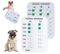 Did You Feed The Cat Tracker, Did You Feed Cats Magnet, Pet Reminder Sign Feeder Accessories Litter Reminders Medicine, Dog Feeding Signs with Magnets, Things to Remind of Your Pets(A+B)