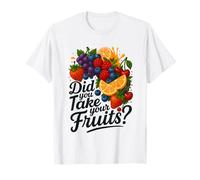 Did You Take Your Fruits Funny Lunch Lady Staff Fruit Lovers Camiseta